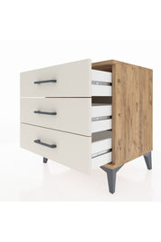 Hyperion Komodin 3 Çekmeceli 60x44x64 Çam-Aytaşı