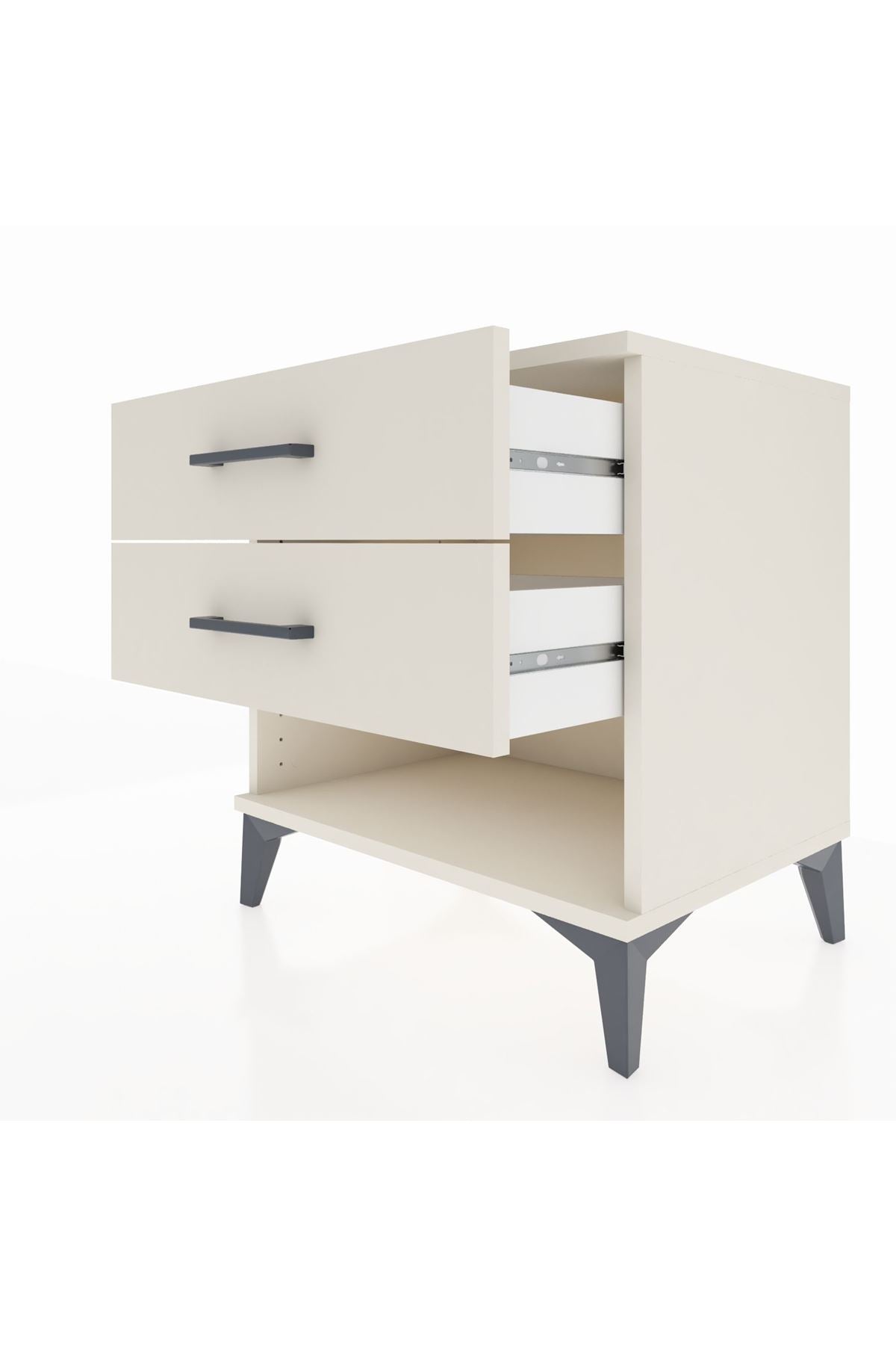 Hyperion Komodin 2 Çekmeceli 60x44x64 Aytaşı-Aytaşı