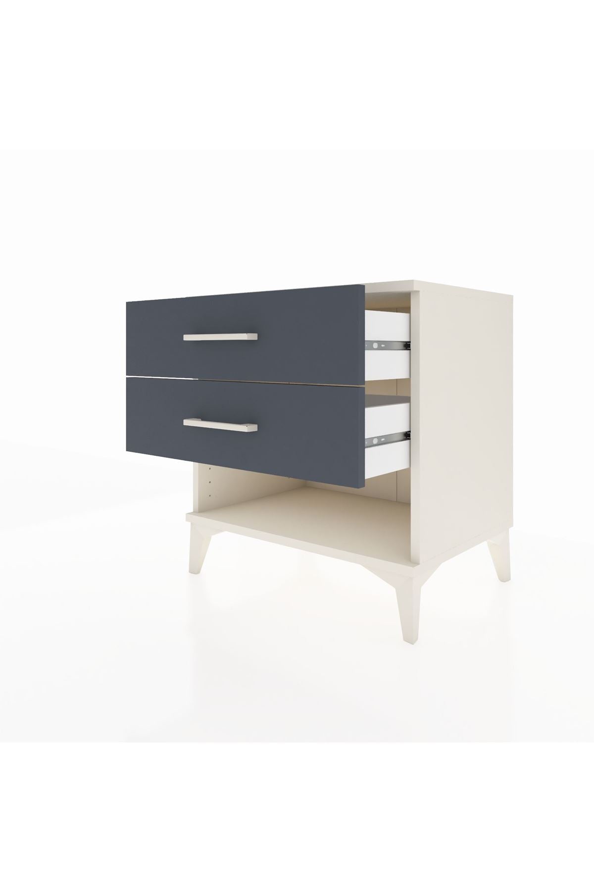 Hyperion Komodin 2 Çekmeceli 60x44x64 Aytaşı-Antrasit