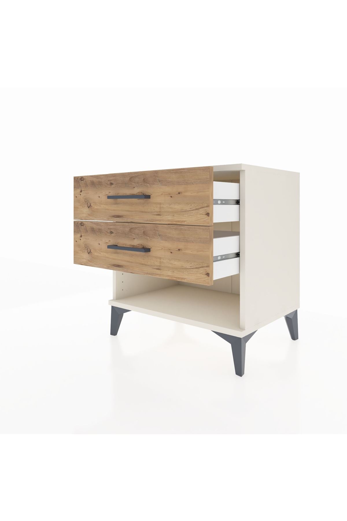 Hyperion Komodin 2 Çekmeceli 60x44x64 Aytaşı-Çam