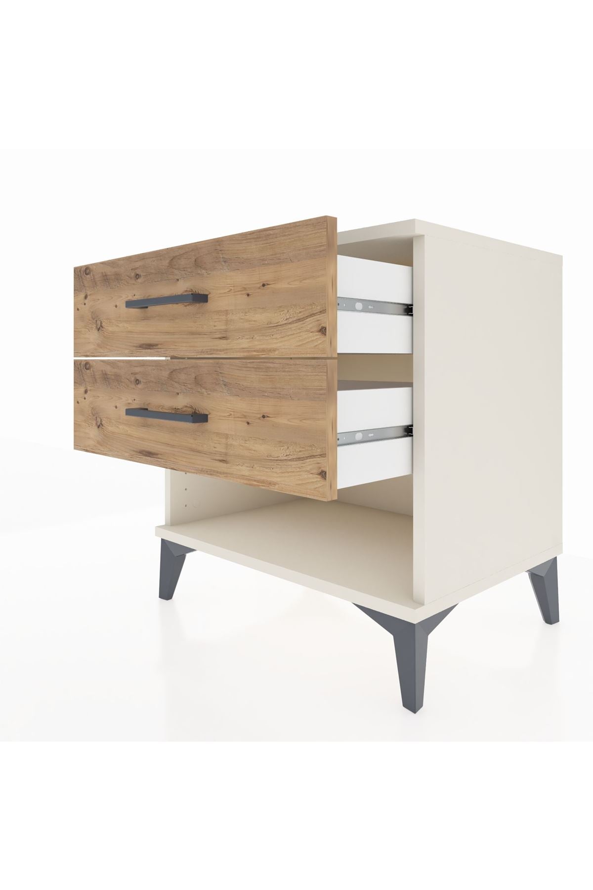 Hyperion Komodin 2 Çekmeceli 60x44x64 Aytaşı-Çam