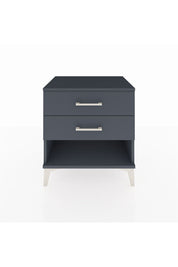 Hyperion Komodin 2 Çekmeceli 60x44x64 Antrasit-Antrasit