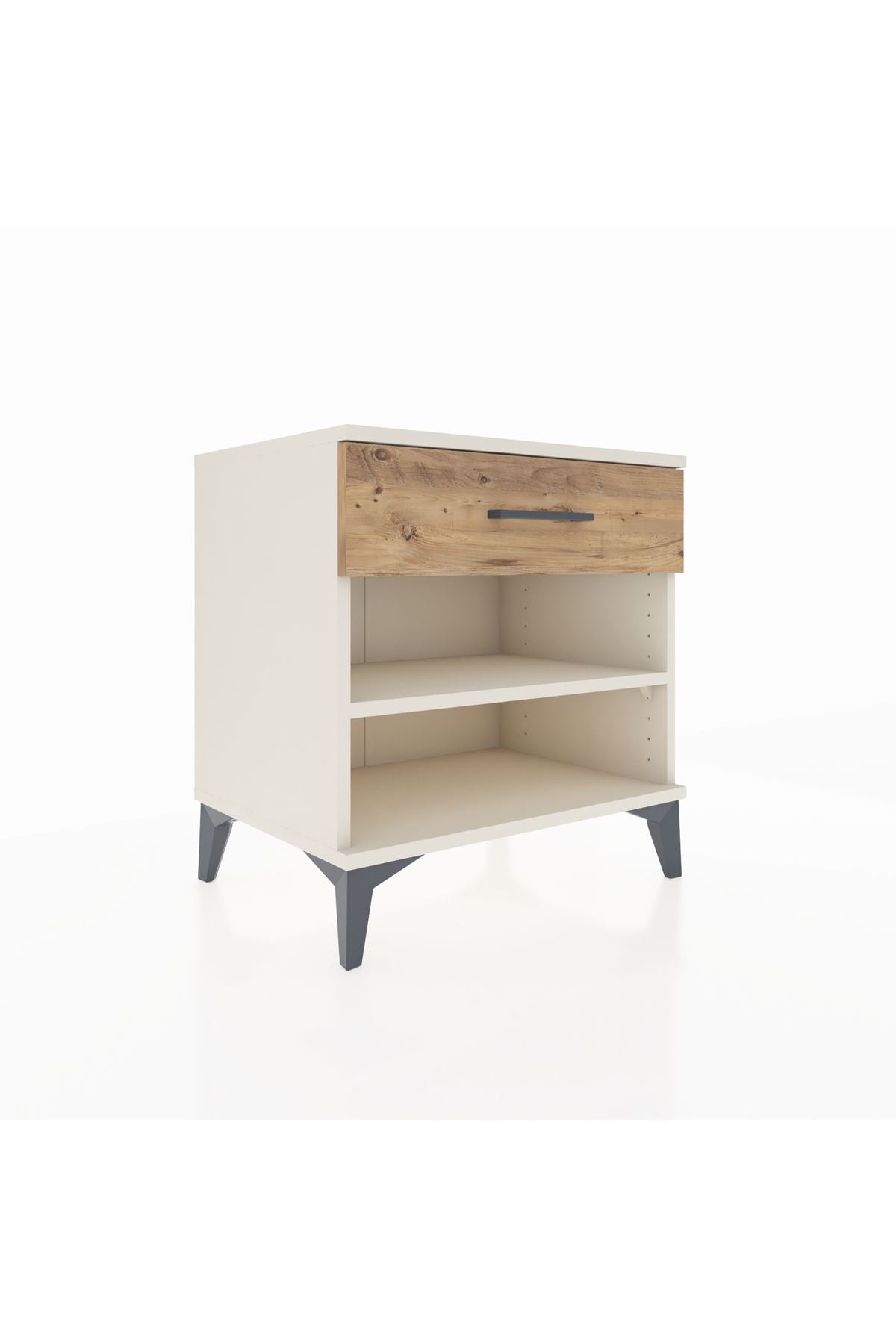 Hyperion Komodin Tek Raflı Tek Çekmeceli 60x44x64 Aytaşı-Çam