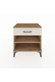 Hyperion Komodin Tek Raflı Tek Çekmeceli 60x44x64 Çam-Aytaşı