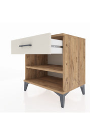 Hyperion Komodin Tek Raflı Tek Çekmeceli 60x44x64 Çam-Aytaşı