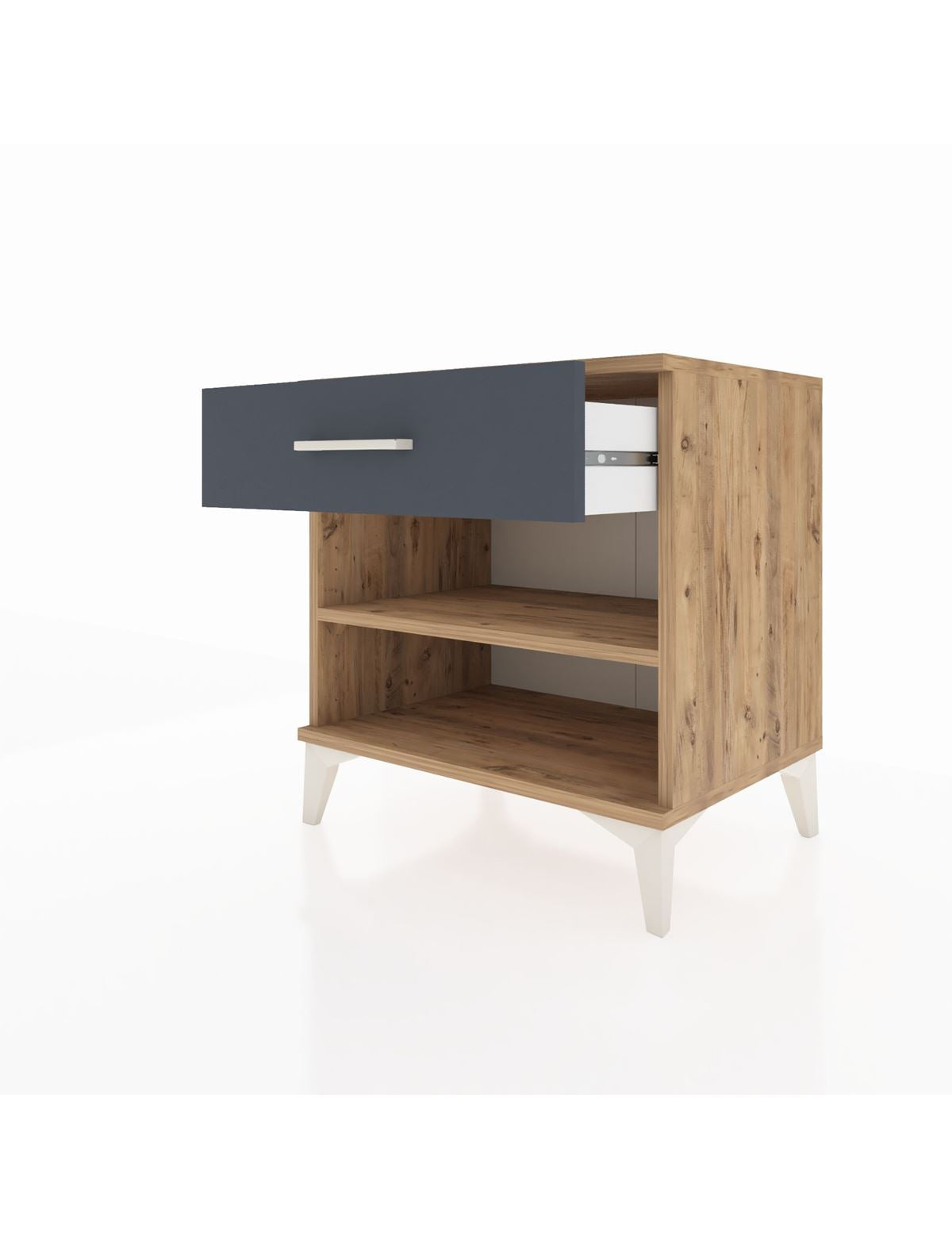 Hyperion Komodin Tek Raflı Tek Çekmeceli 60x44x64 - S45M003V8B