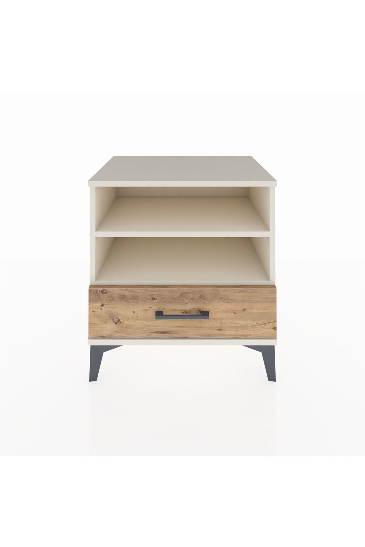 Hyperion Komodin 2 Raflı Tek Çekmeceli 60x44x64 Aytaşı-Çam