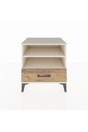 Hyperion Komodin 2 Raflı Tek Çekmeceli 60x44x64 Aytaşı-Çam