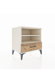 Hyperion Komodin 2 Raflı Tek Çekmeceli 60x44x64 Aytaşı-Çam