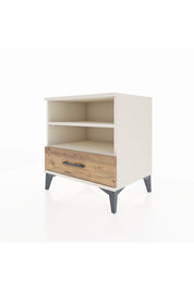 Hyperion Komodin 2 Raflı Tek Çekmeceli 60x44x64 Aytaşı-Çam