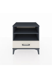 Hyperion Komodin 2 Raflı Tek Çekmeceli 60x44x64 Antrasit-Aytaşı