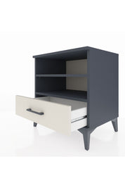 Hyperion Komodin 2 Raflı Tek Çekmeceli 60x44x64 Antrasit-Aytaşı