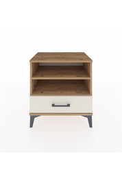 Hyperion Komodin 2 Raflı Tek Çekmeceli 60x44x64 Çam-Aytaşı