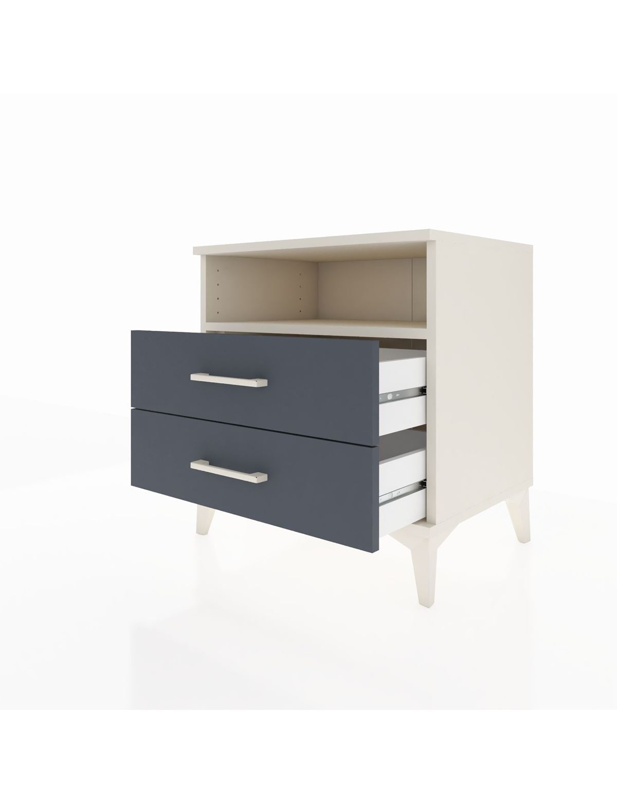 Hyperion Komodin Tek Raflı 2 Çekmeceli 60x44x64 - S45M005V2B
