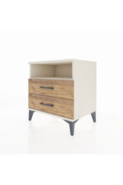 Hyperion Komodin Tek Raflı 2 Çekmeceli 60x44x64 Aytaşı-Çam