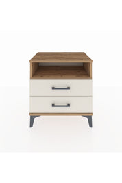 Hyperion Komodin Tek Raflı 2 Çekmeceli 60x44x64 Çam-Aytaşı