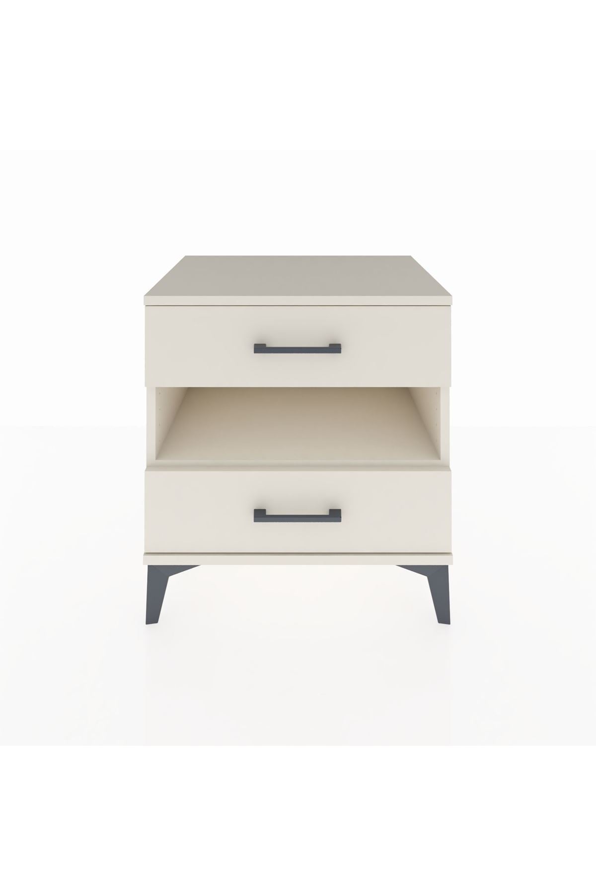 Hyperion Komodin Tek Raflı 2 Çekmeceli 60x44x64 Aytaşı-Aytaşı