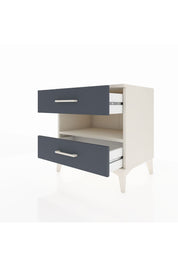 Hyperion Komodin Tek Raflı 2 Çekmeceli 60x44x64 Aytaşı-Antrasit