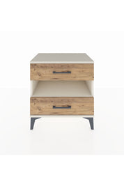 Hyperion Komodin Tek Raflı 2 Çekmeceli 60x44x64 Aytaşı-Çam