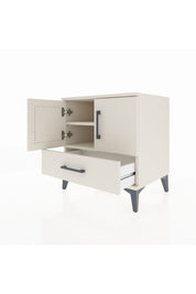 Hyperion Komodin 2 Raflı Tek Çekmeceli 2 Kapaklı 60x44x64 Aytaşı-Aytaşı