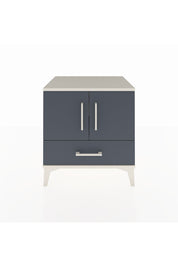 Hyperion Komodin 2 Raflı Tek Çekmeceli 2 Kapaklı 60x44x64 Aytaşı-Antrasit