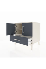 Hyperion Komodin 2 Raflı Tek Çekmeceli 2 Kapaklı 60x44x64 Aytaşı-Antrasit