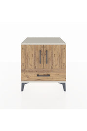 Hyperion Komodin 2 Raflı Tek Çekmeceli 2 Kapaklı 60x44x64 Aytaşı-Çam