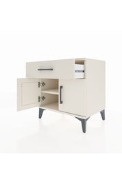 Hyperion Komodin Tek Raflı Tek Çekmeceli 2 Kapaklı 60x44x64 Aytaşı-Aytaşı