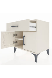 Hyperion Komodin Tek Raflı Tek Çekmeceli 2 Kapaklı 60x44x64 Aytaşı-Aytaşı