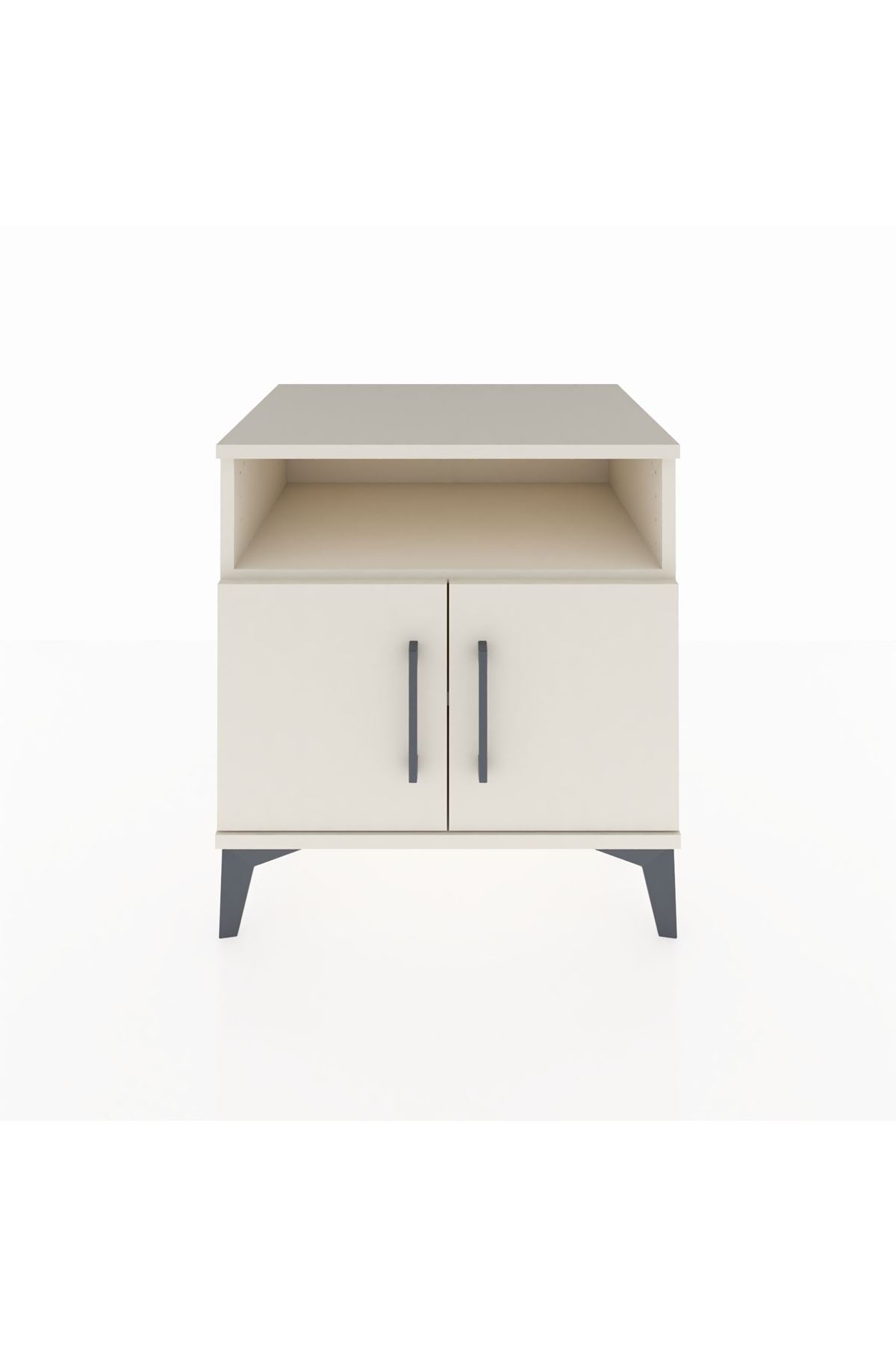 Hyperion Komodin 2 Raflı 2 Kapaklı 60x44x64 Aytaşı-Aytaşı