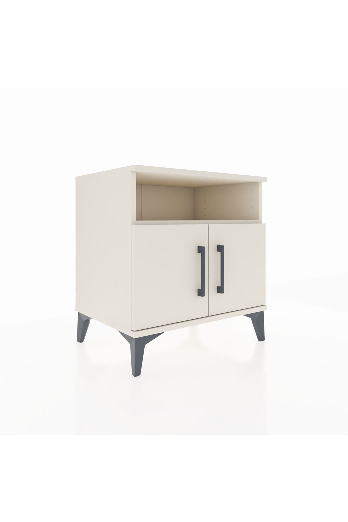 Hyperion Komodin 2 Raflı 2 Kapaklı 60x44x64 Aytaşı-Aytaşı