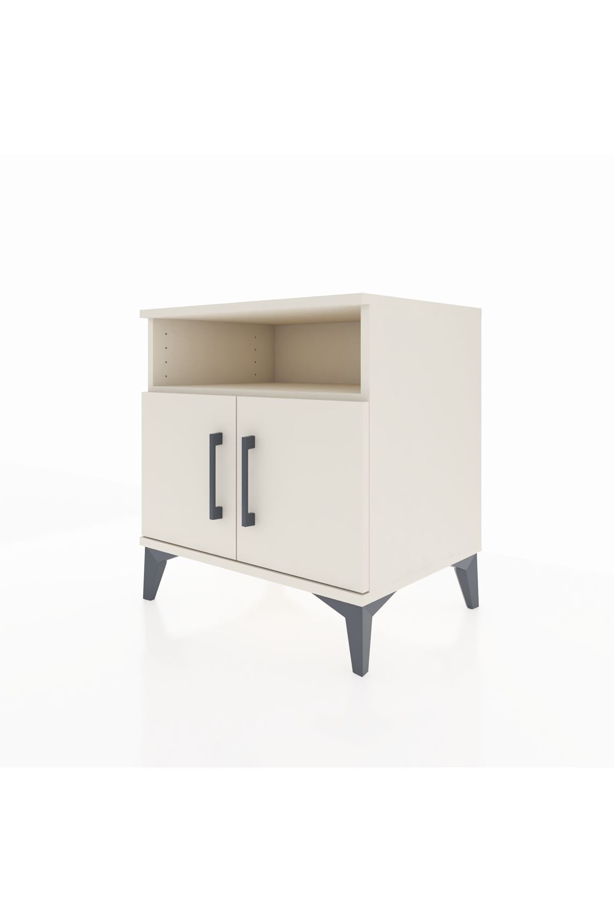 Hyperion Komodin 2 Raflı 2 Kapaklı 60x44x64 Aytaşı-Aytaşı