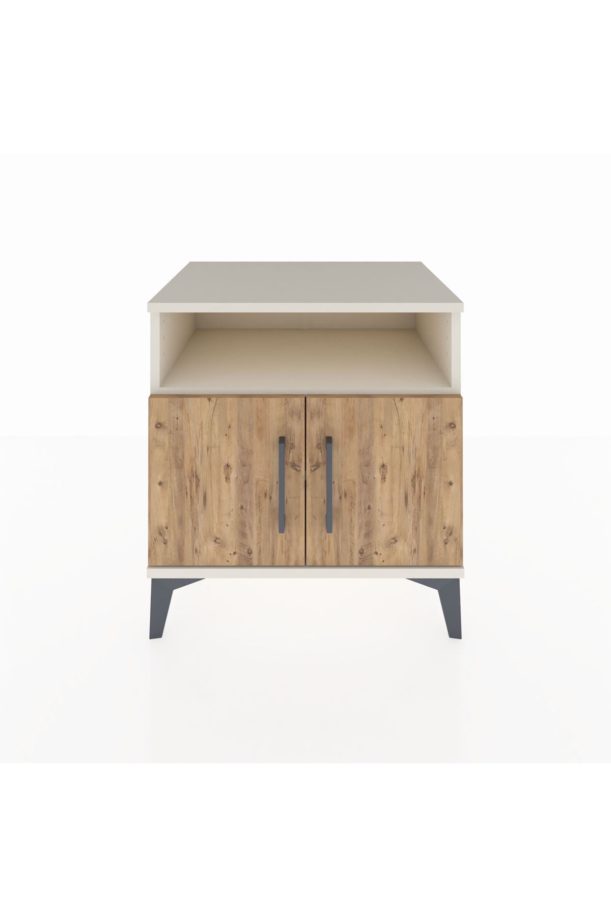 Hyperion Komodin 2 Raflı 2 Kapaklı 60x44x64 Aytaşı-Çam