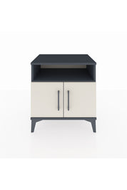 Hyperion Komodin 2 Raflı 2 Kapaklı 60x44x64 Antrasit-Aytaşı