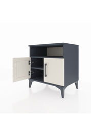 Hyperion Komodin 2 Raflı 2 Kapaklı 60x44x64 Antrasit-Aytaşı