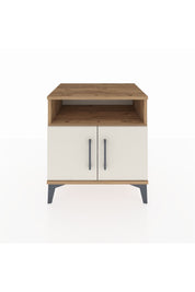 Hyperion Komodin 2 Raflı 2 Kapaklı 60x44x64 Çam-Aytaşı