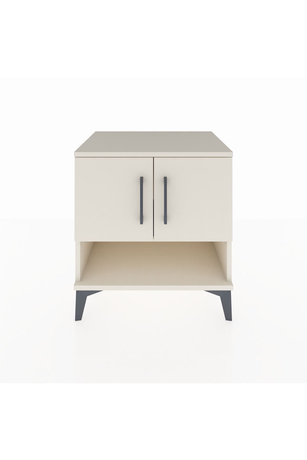 Hyperion Komodin 2 Raflı 2 Kapaklı 60x44x64 Aytaşı-Aytaşı