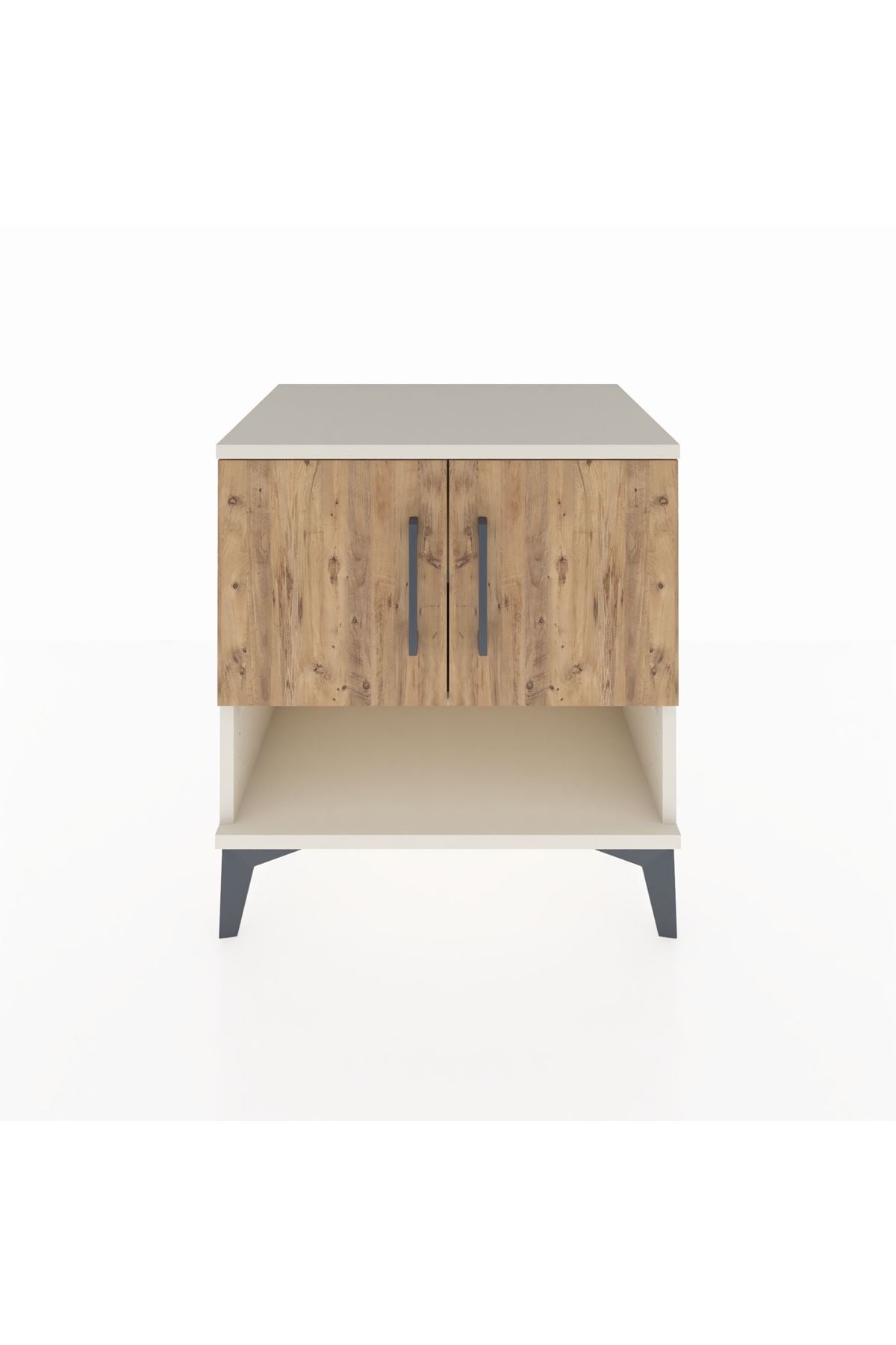 Hyperion Komodin 2 Raflı 2 Kapaklı 60x44x64 Aytaşı-Çam