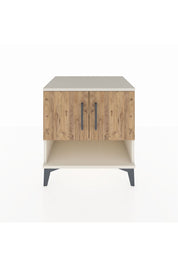 Hyperion Komodin 2 Raflı 2 Kapaklı 60x44x64 Aytaşı-Çam