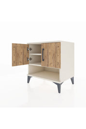 Hyperion Komodin 2 Raflı 2 Kapaklı 60x44x64 Aytaşı-Çam