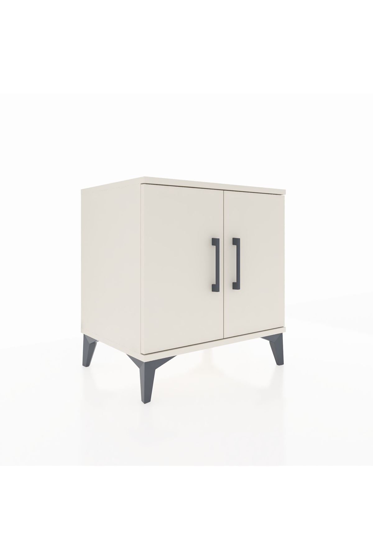 Hyperion Komodin 2 Raflı 2 Kapaklı 60x44x64 Aytaşı-Aytaşı