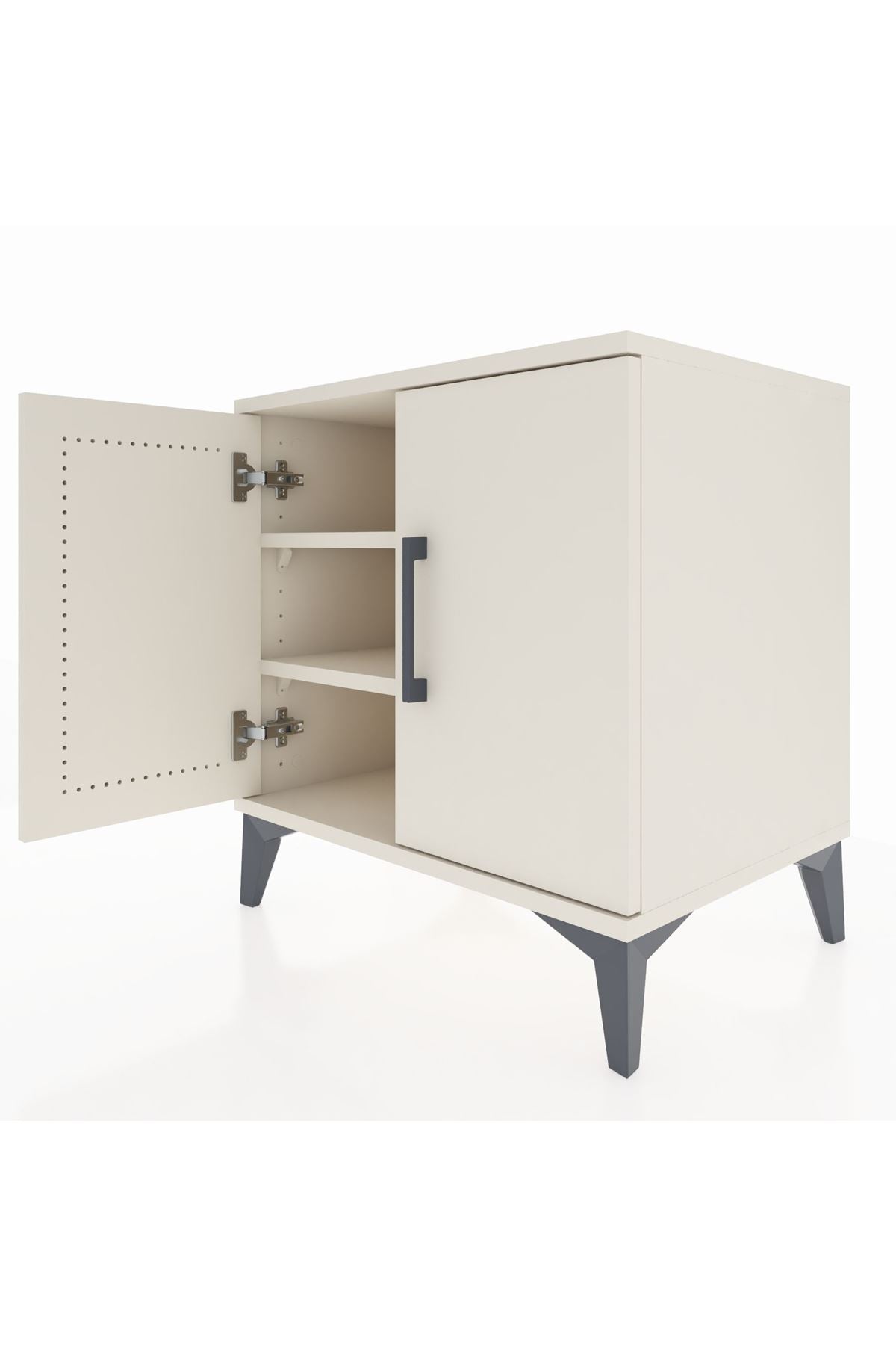 Hyperion Komodin 2 Raflı 2 Kapaklı 60x44x64 Aytaşı-Aytaşı