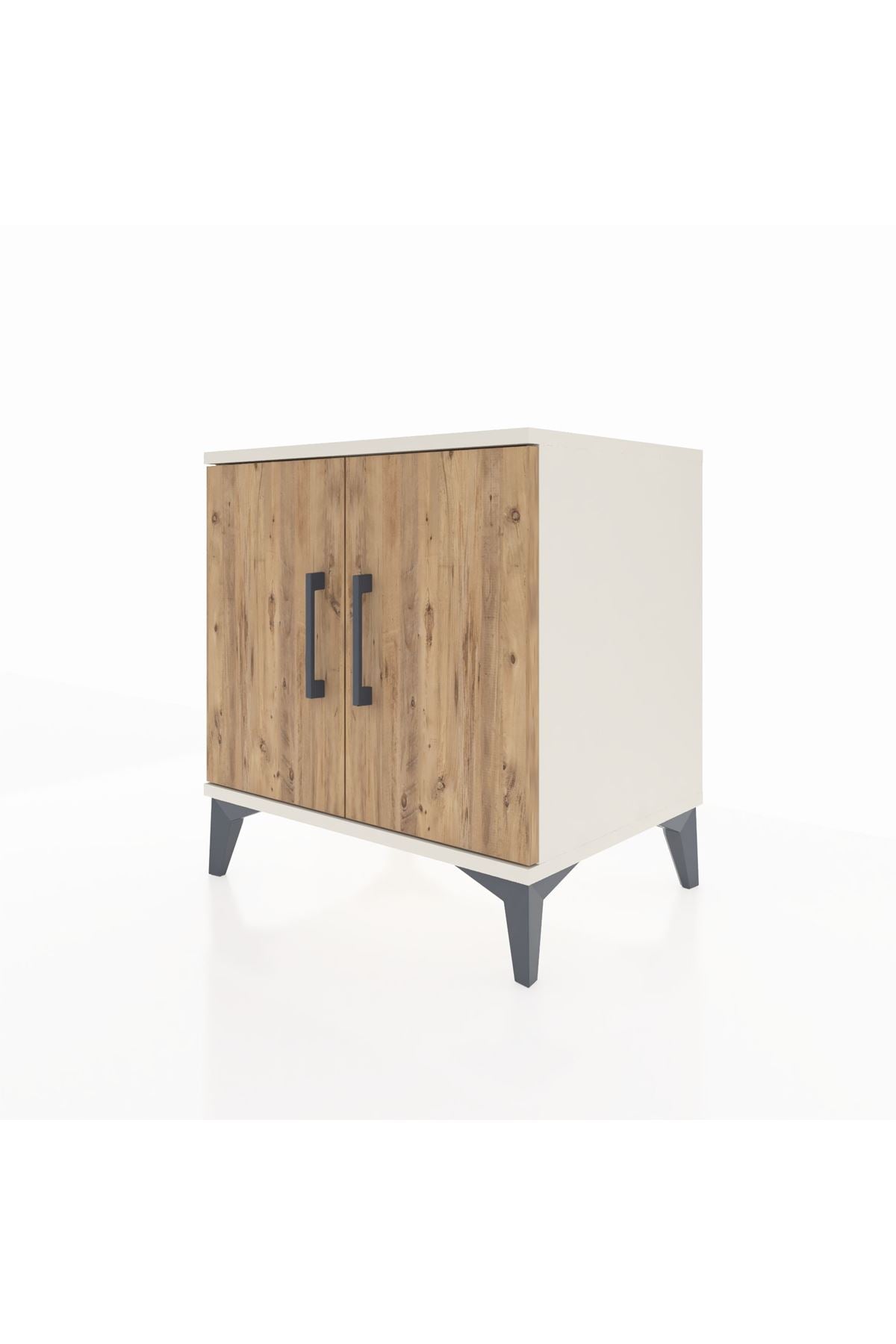 Hyperion Komodin 2 Raflı 2 Kapaklı 60x44x64 Aytaşı-Çam