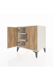 Hyperion Komodin 2 Raflı 2 Kapaklı 60x44x64 Aytaşı-Çam