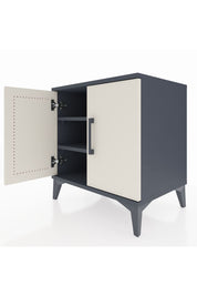 Hyperion Komodin 2 Raflı 2 Kapaklı 60x44x64 Antrasit-Aytaşı