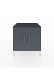 Hyperion Komodin 2 Raflı 2 Kapaklı 60x44x64 Antrasit-Antrasit