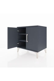 Hyperion Komodin 2 Raflı 2 Kapaklı 60x44x64 Antrasit-Antrasit