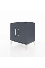 Hyperion Komodin 2 Raflı 2 Kapaklı 60x44x64 Antrasit-Antrasit