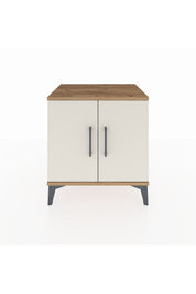 Hyperion Komodin 2 Raflı 2 Kapaklı 60x44x64 Çam-Aytaşı