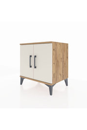 Hyperion Komodin 2 Raflı 2 Kapaklı 60x44x64 Çam-Aytaşı